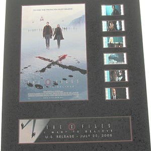 The X-Files II I Want to Believe pt 2 2008 8x10 theatrical 35mm Movie Film Cell display