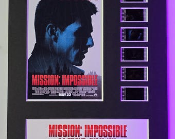 Mission Impossible 1996 Tom Cruise 8x10 theatrical 35mm Movie Film Cell display
