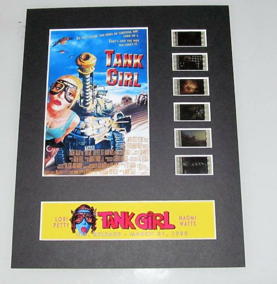 Tank Girl 1995 Lori Petty Ice-T Naomi Watts Malcolm McDowell 8x10 theatrical 35mm Movie Film Cell display