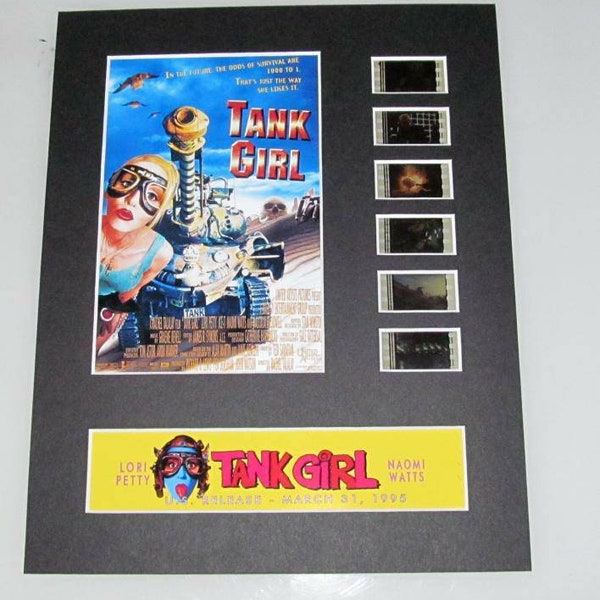 Tank Girl 1995 Lori Petty Ice-T Naomi Watts Malcolm McDowell 8x10 theatrical 35mm Movie Film Cell display