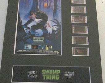 Swamp Thing 1982 Adrienne Barbeau Wes Craven horror 8x10 theatrical 35mm Movie Film Cell display