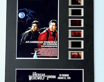 An American Werewolf in London 1981 horror 8x10 theatrical 35mm Movie Film Cell display