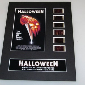 Halloween 1978 original Michael Myers John Carpenter horror 8x10 theatrical 35mm Movie Film Cell display