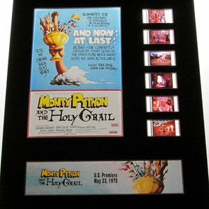 MONTY PYTHON & The Holy Grail 1975 35mm Movie Film Cell Display 8x10 Presentation