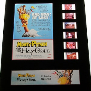 MONTY PYTHON & The Holy Grail 1975 35mm Movie Film Cell Display 8x10 Presentation