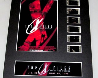 The X-Files Fight the Future 1998 8x10 theatrical 35mm Movie Film Cell display