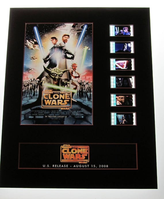 Star Wars the Clone Wars Animated 2008 8x10 Theatrical 35mm | Etsy