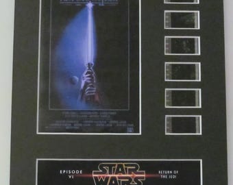 Star Wars Episode VI Return of the Jedi 1983 8x10 theatrical 35mm Movie Film Cell display