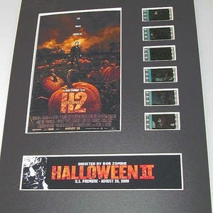 Halloween 2 H2 2009 Rob Zombie Michael Myers horror 8x10 theatrical 35mm Movie Film Cell display