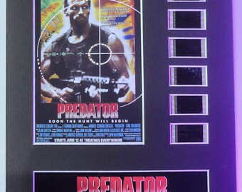 Predator 1987 35mm Movie Film Cell Display 8x10 Presentation Schwarzenegger