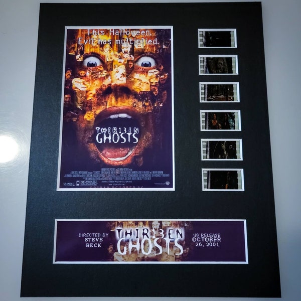 Thir13en Ghosts 2001 Matthew Lillard horror 8x10 theatrical 35mm Movie Film Cell display 13 Thirteen