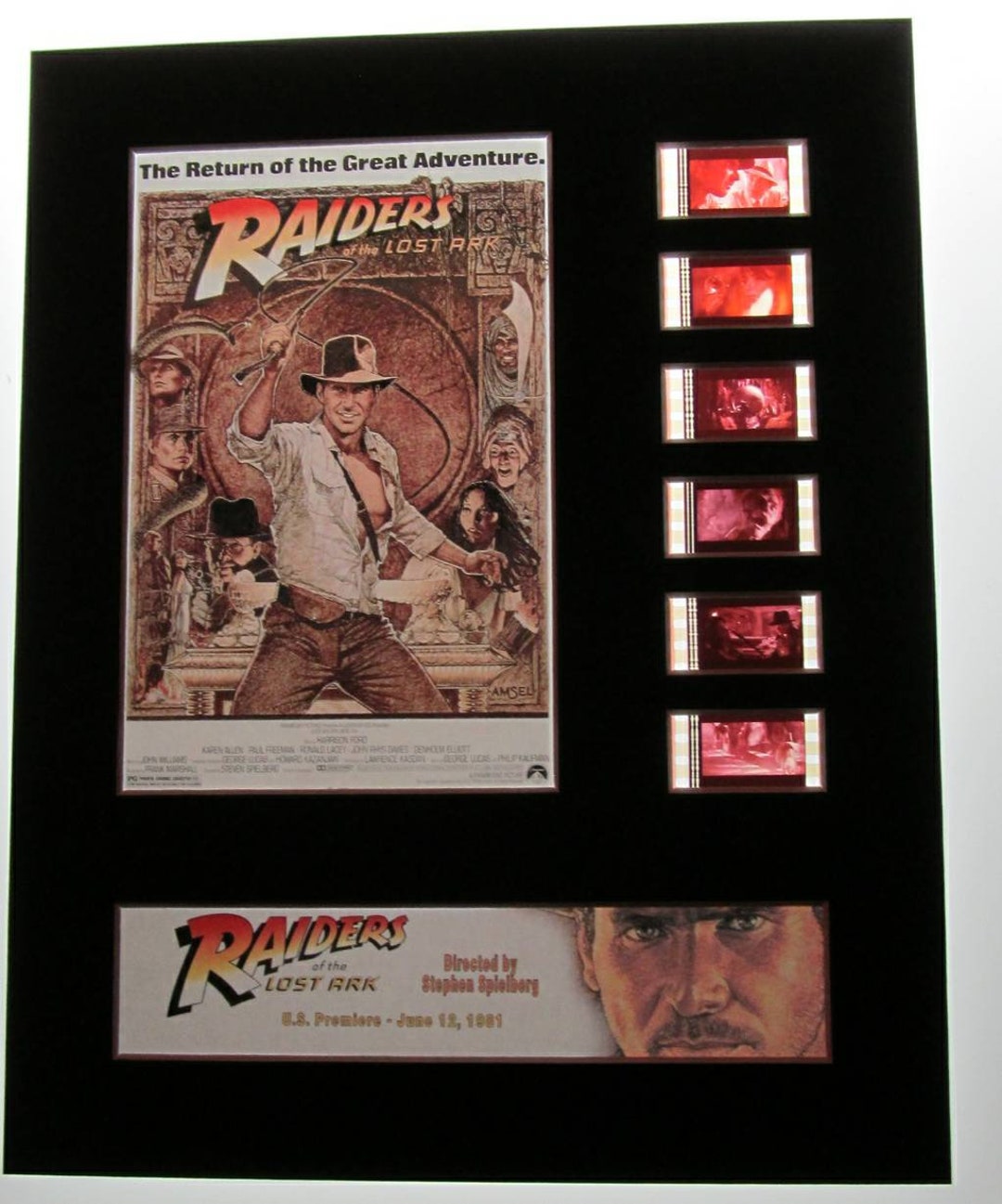 Vintage Board Game, Indiana Jones From Raiders Of The Lost Ark Board
