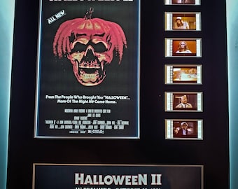 Halloween 2 II 1981 Michael Myers John Carpenter horreur 8 x 10 cinéma 35 mm Film affichage cellulaire