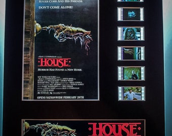 House 1985 William Katt George Wendt  horror 8x10 theatrical 35mm Movie Film Cell display