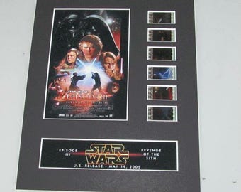 Star Wars Episode III Revenge of the Sith 2005 8x10 theatrical 35mm Movie Film Cell display