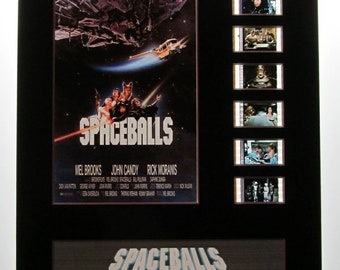 Spaceballs 1986 Mel Brooks Star Wars Parody comedy 8x10 theatrical 35mm Movie Film Cell display