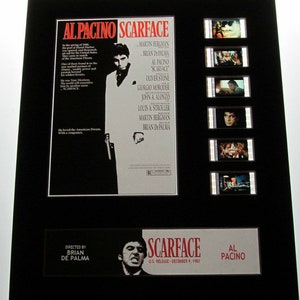 SCARFACE 35mm Movie Film Cell Display 8x10 Presentation Al Pacino 1983