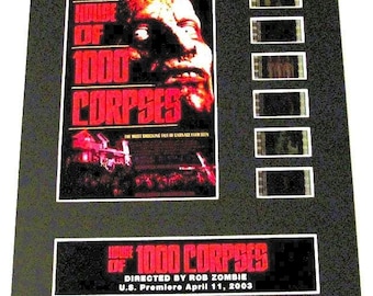 HOUSE OF 1000 CORPSES Rob Zombie 35mm Movie Film Cell Display 8x10 Presentation Horror 2003 Sid Haig