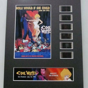 COOL WORLD 1992 Animated Holli Would Kim Basinger Brad Pitt 35mm Movie Film Cell Display 8x10 Presentation