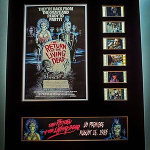 The Return of the Living Dead 1985 zombie horror 8x10 theatrical 35mm Movie Film Cell display