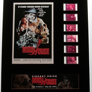 Madhouse 1974 Vincent Price Peter Cushing horror 8x10 theatrical 35mm Movie Film Cell display