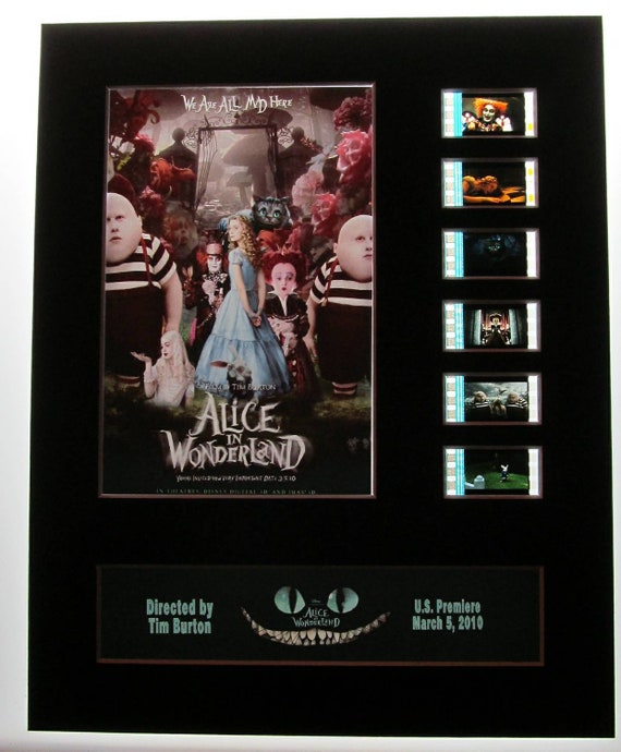 Alice in Wonderland 2010 Tim Burton Johnny Depp Disney 35mm | Etsy