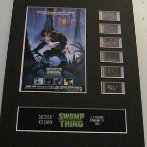 Swamp Thing 1982 Adrienne Barbeau Wes Craven horror 8x10 theatrical 35mm Movie Film Cell display
