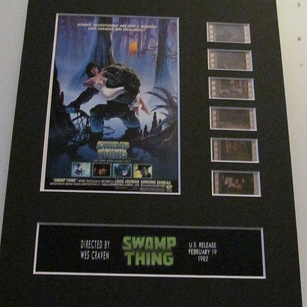 Swamp Thing 1982 Adrienne Barbeau Wes Craven horreur 8x10 théâtrale 35mm Film Film Cell display