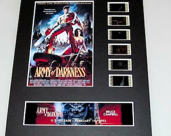 Army of Darkness 1992 Evil Dead 3 Bruce Campbell Sam Raimi horror 8x10 theatrical 35mm Movie Film Cell display