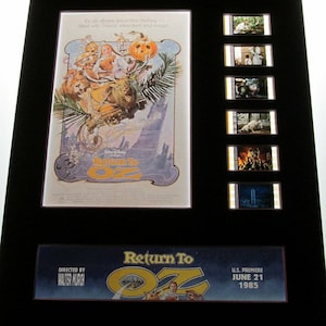 RETURN TO OZ 1985 35mm Movie Theatrical Film Cell Display 8x10 Presentation Wizard of Oz Fairuza Baulk