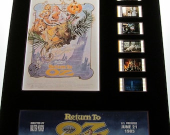 RETURN TO OZ 1985 35mm Movie Theatrical Film Cell Display 8x10 Presentation Wizard of Oz Fairuza Baulk