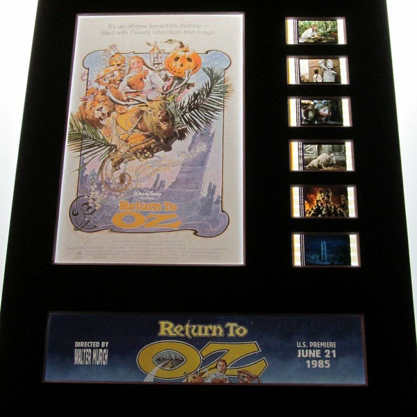 RETURN TO OZ 1985 35mm Movie Theatrical Film Cell Display 8x10 Presentation Wizard of Oz Fairuza Baulk