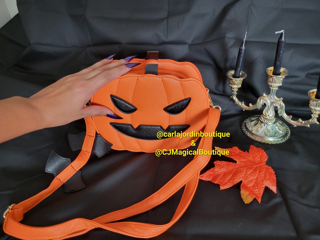 Pumpkin Head Purse, Jack O'lanter Purse, Halloween Purse Etsy