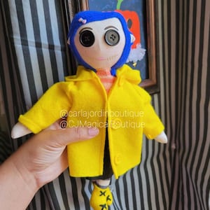 Coraline Doll,  Coraline Doll mini me , Spooky dolls,  Halloween dolls