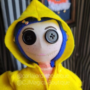 Coraline Doll, Coraline Doll mini me , Spooky dolls, Halloween dolls image 9