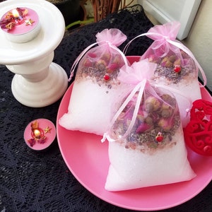 Rose Bath Salts, Love Attraction Bath Salt, Self Love Bath Soak, Rose Bath Soaks, Bath Soak and Salt