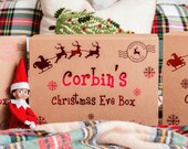 Christmas eve box svg, Christmas eve box for kids, Reindeer svg, Santa claus svg, north pole svg, Dear santa svg, Custom box for christmas