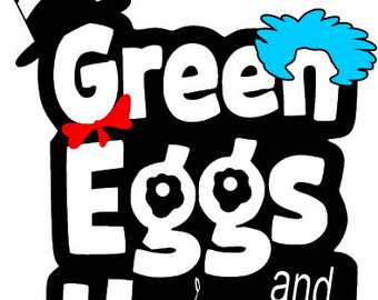 Green Eggs And Ham Svg Etsy