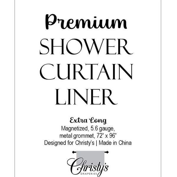 Extra Long Shower Curtain Liner