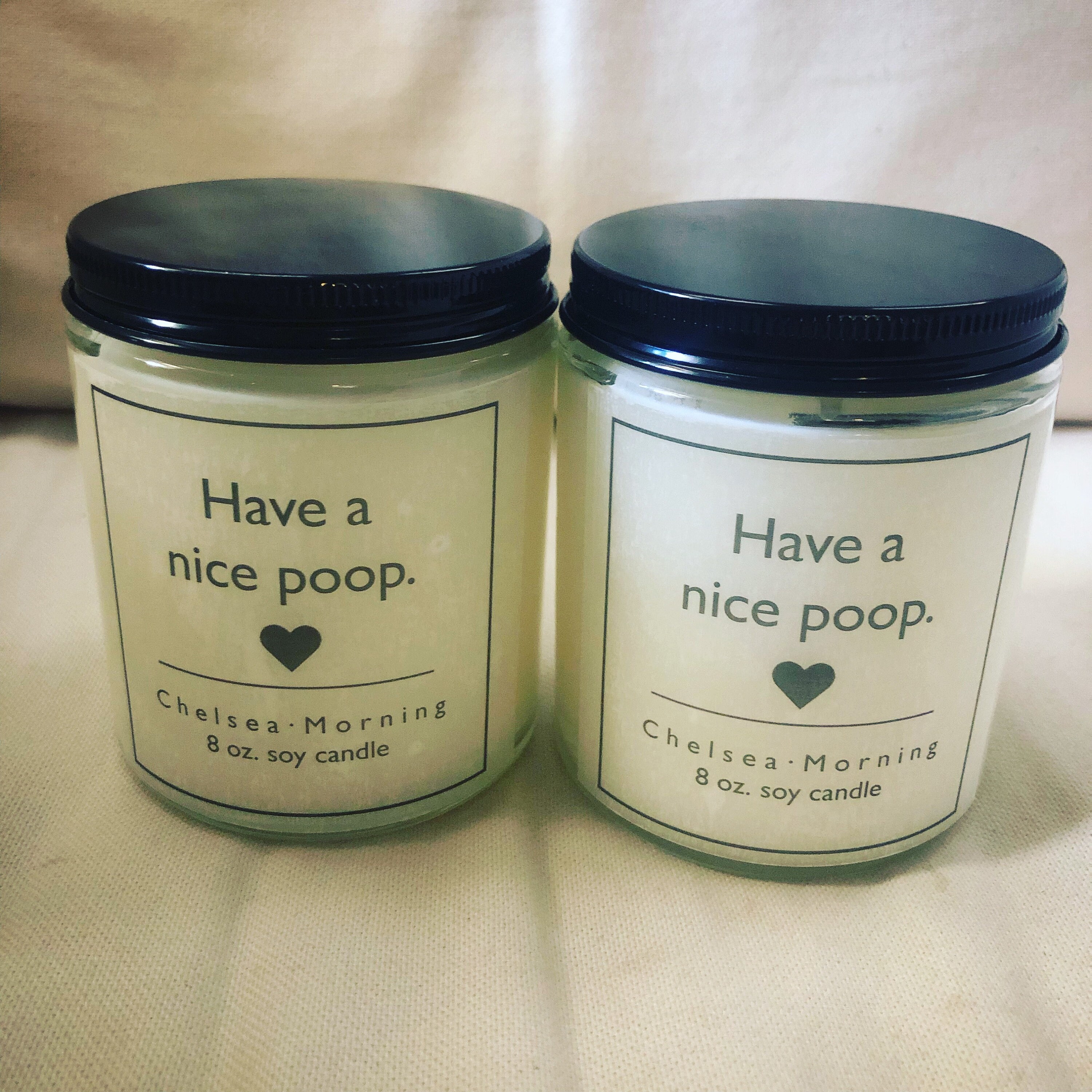 Have a nice poop soy candle Etsy
