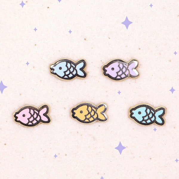 Fish Mini Filler Enamel Pin | Accessories, Pin Flair | Yume Moon Studio