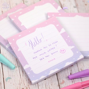 Dream memo pad - 50 sheets | Stationery, Journaling, Planners | Yume Moon Studio