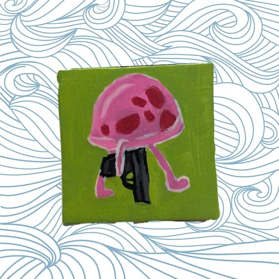 Spongebob Jellyfish Painting -  Denmark