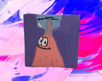patrick met waterkan schilderij