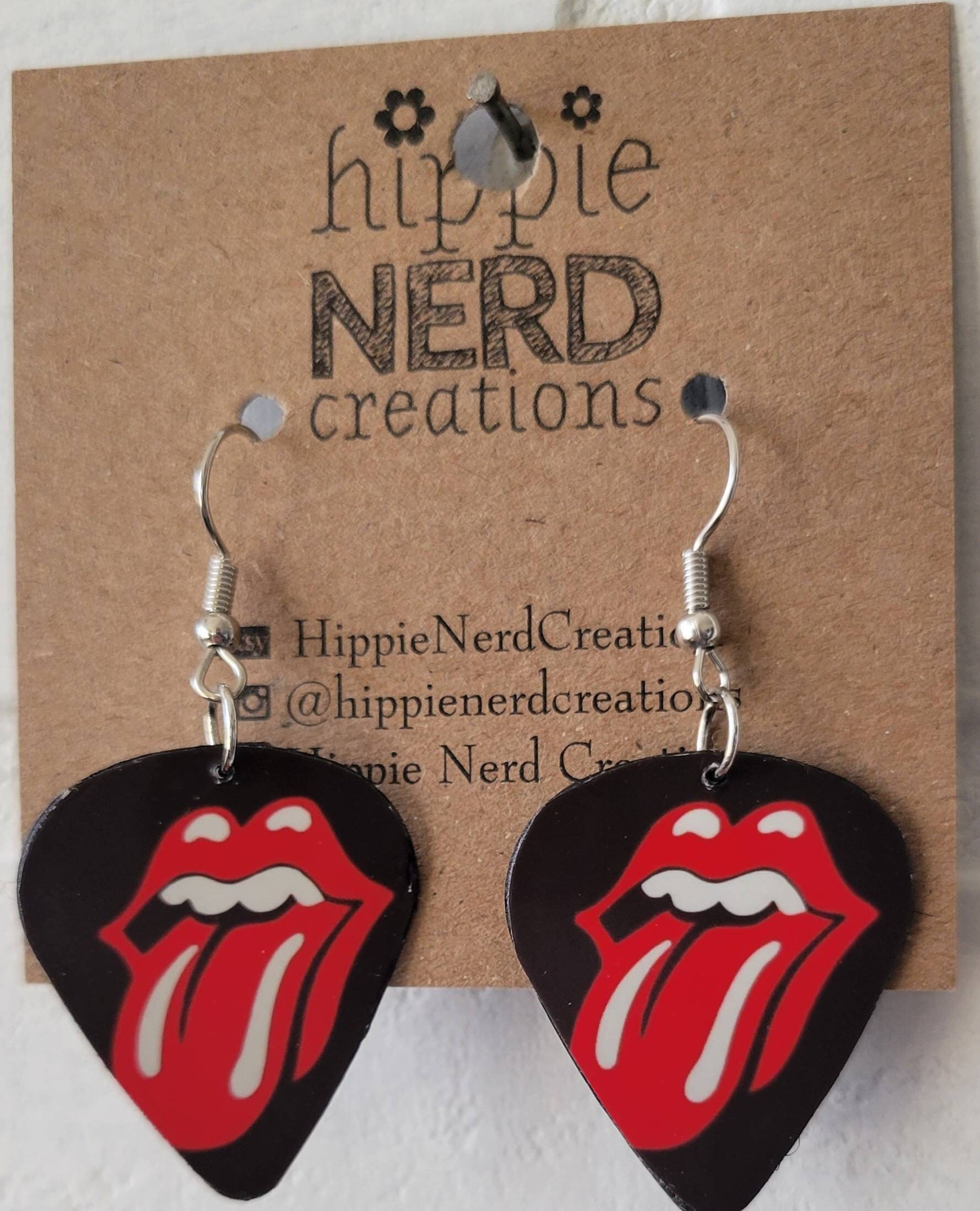Rolling cheap stones earrings