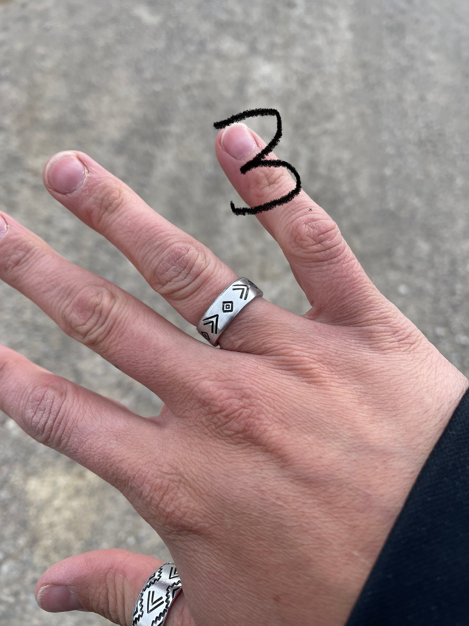 Aztec Rings - Etsy