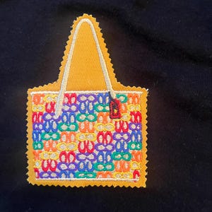 Rainbow Coach Purse patch