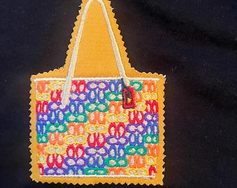 Rainbow Coach Geldbörse Aufnäher