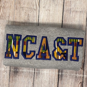 NCA&T inspired Kente  Sweatshirt