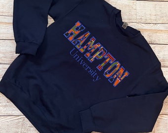 Kente Hampton University Sweatshirt